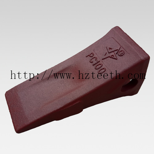 Ground engineering machinery parts PC100 bucket teeth for Komatsu PC100 excavator