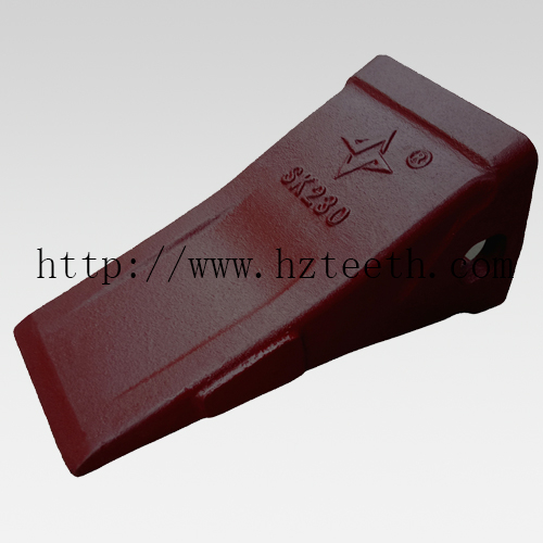 Ground engineering machinery parts SK230 bucket teeth for Kobelco SK230 excavator